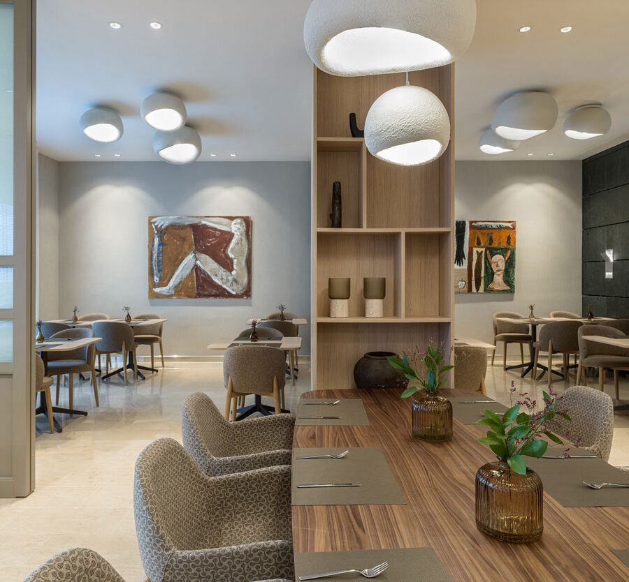 Espacio gastronómico del Hotel Attica21 Coruña.