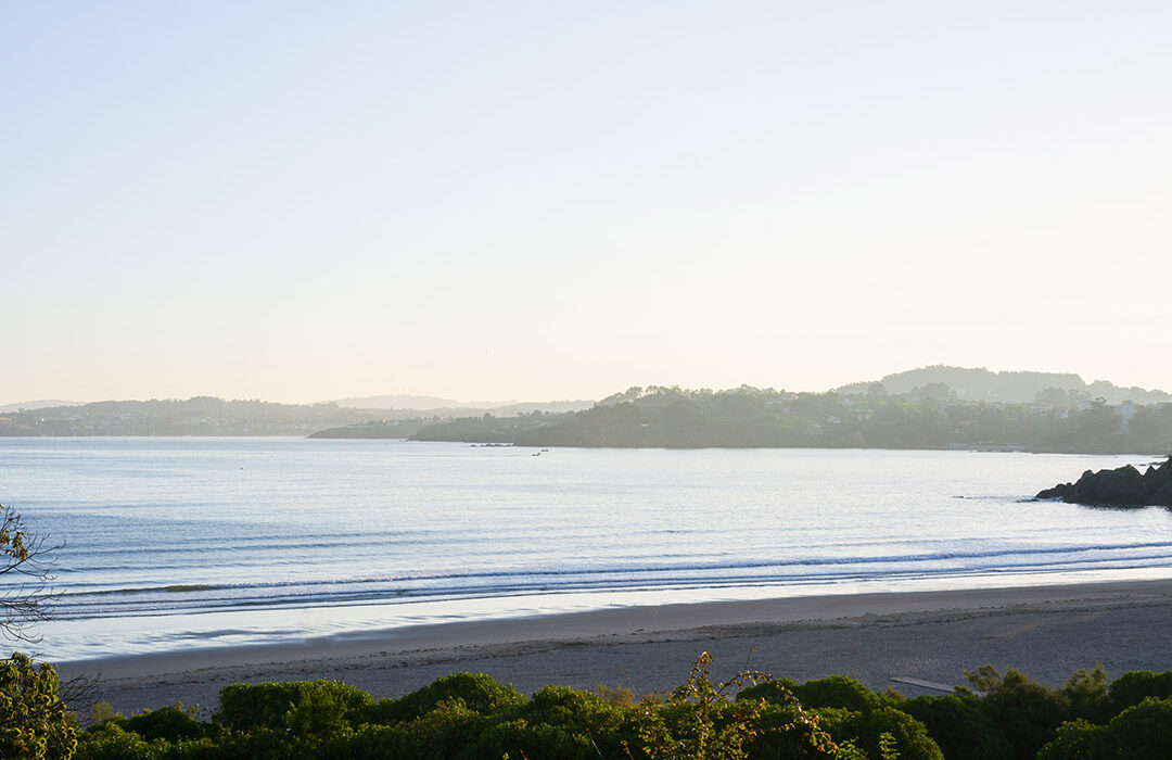 Playa de Bastiagueiro en Oleiros.