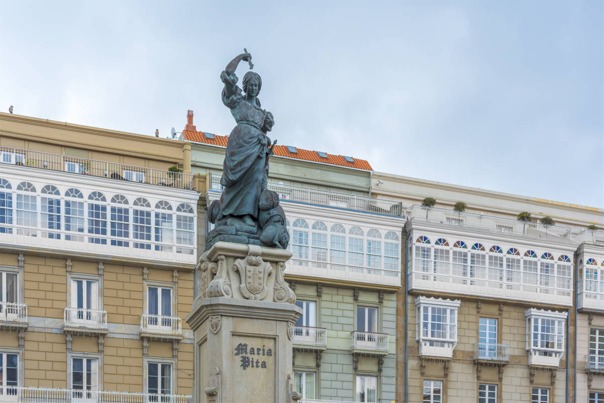 Praza de María Pita.