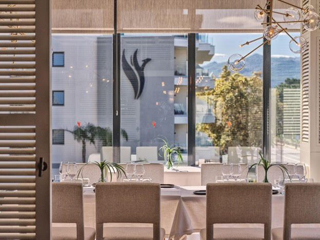 Reservado del restaurante Beira, en el hotel Attica21 Vigo.