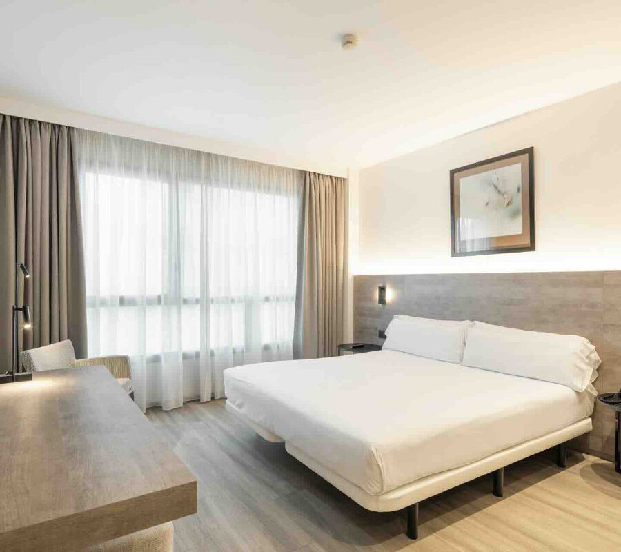 Habitación doble en uno de nuestros hoteles Attica21.